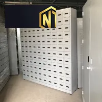 Tủ điện thoại 120 ngăn 10 khoang cánh sắt khóa số